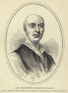 Jack Broughton, Champion, 1734-1750, d