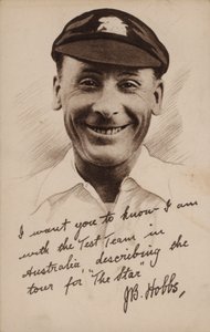 Jack Hobbs avec l