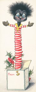 Jack dans la boîte, carte de Noël