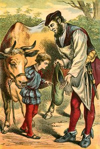 Jack vend une vache pour des haricots