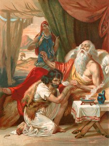 Jacob trompe son père Isaac - English School