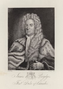 James Brydges, Duc de Chandos (gravure) - English School