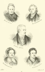 James Hogg, Dr Thomas Chalmers, Sydney Smith, Mary Russell Mitford, Washington Irving - English School