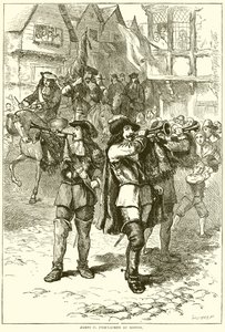 Proclamation de Jacques II à Boston - English School