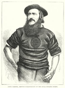 James Parsons, sous-directeur de la Royal Humane Society - English School