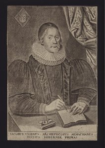 James Ussher, clergyman protestant irlandais (gravure) - English School