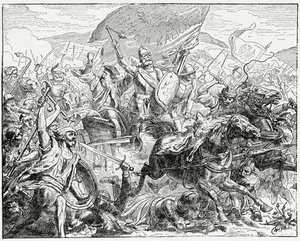 Jan Zizka du côté gagnant à la bataille de Grunwald en 1410, 1882