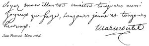 Jean François Marmontel - English School