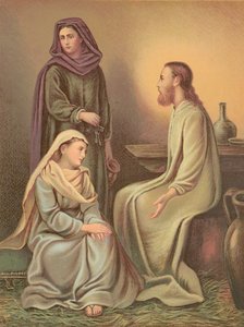 Jésus-Christ dans la maison de Marthe et Marie