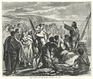 Jésus enseignant au bord de la mer, Matthieu XIII - English School