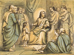 Jésus enseignant ses disciples - English School