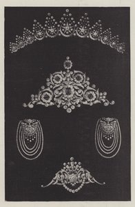 Bijoux et leur montage (gravure) - English School