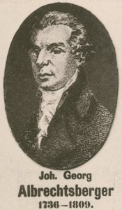 Johann Georg Albrechtsberger - English School