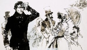 Johann Strauss père dans son manteau boutonné - English School