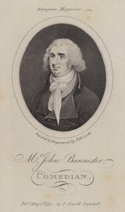 John Bannister, acteur anglais, comédien et directeur de théâtre - English School