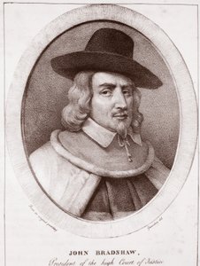 John Bradshaw, attribué à Gravedon, gravé par de Langlume - English School