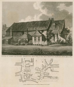 Maison de réunion de John Bunyan, Zoar Street, Gravel Lane, Southwark - English School