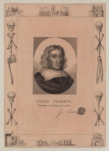 John Carew, exécuté à Charing Cross, 1660 - English School