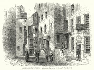 Taverne de John Dowie (gravure) - English School