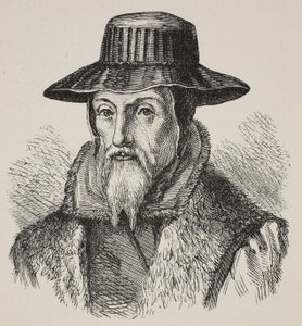 John Foxe, illustration de The Church of England: A History for the People par H.D.M. Spence-Jones - English School