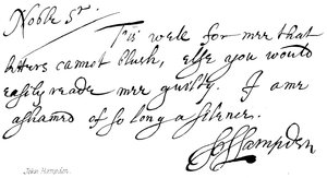 John Hampden - English School