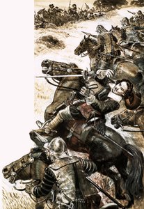 John Hampden a été mortellement blessé pendant la guerre civile anglaise - English School