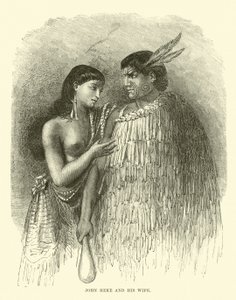 John Heke et sa Femme - English School