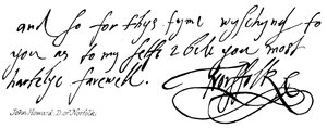 John Howard, duc de Norfolk - English School