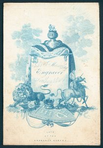 Carte de visite de John J Macaulay, graveur - English School