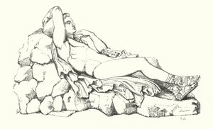 John Keats : Illustration pour Endymion (gravure) - English School