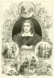 John Milton (gravure) - English School