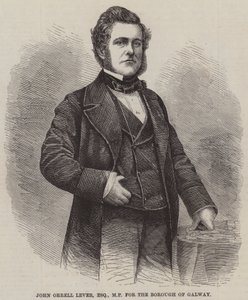 John Orrell Lever, Esquire, député pour le Borough de Galway (gravure) - English School