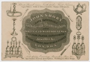 John Short, carte de visite - English School