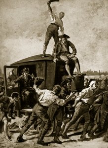 John Wilkes libéré par la foule londonienne, 1768, illustration de l