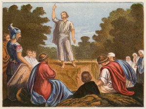 Jean-Baptiste prêchant - English School