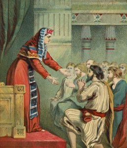 Joseph recevant ses frères en Égypte - English School