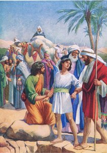 Joseph vendu par ses frères, du livre d