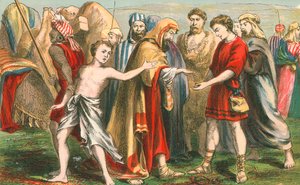 Joseph vendu aux marchands par ses frères - English School