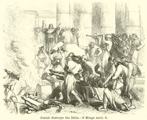 Josias détruit les idoles, 2 Rois, xxiii, 4