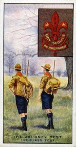 Test de parcours pour le badge de scout de première classe, 1929 - English School