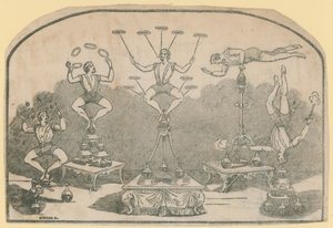 Numéro de jonglage au cirque - English School