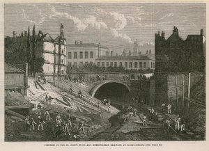 Jonction des chemins de fer St Johns Wood et Metropolitan - English School