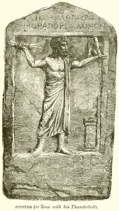 Jupiter (ou Zeus avec son éclair) - English School