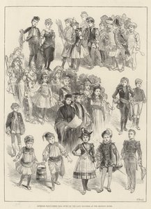 Bal costumé pour enfants donné par la Lady Mayoress à Mansion House (gravure) - English School
