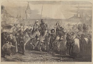 Kara Fatima Hanoun, avec sa cavalerie kurde, à Constantinople - English School