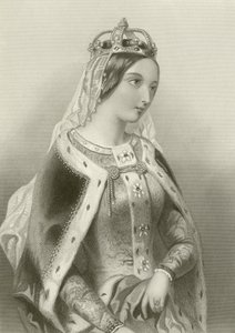 Catherine de Valois, reine du roi Henri V - English School