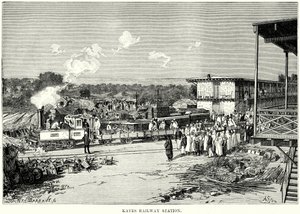 Gare de Kayes (gravure) - English School