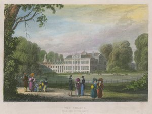 Palais de Kensington, Londres, depuis le sud-est - English School