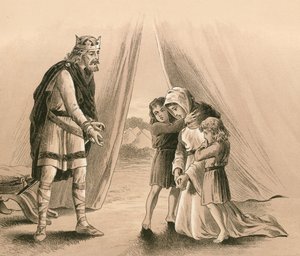Le roi Alfred et la famille de Hastings