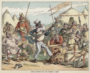 Le roi Alfred dans le camp danois - English School